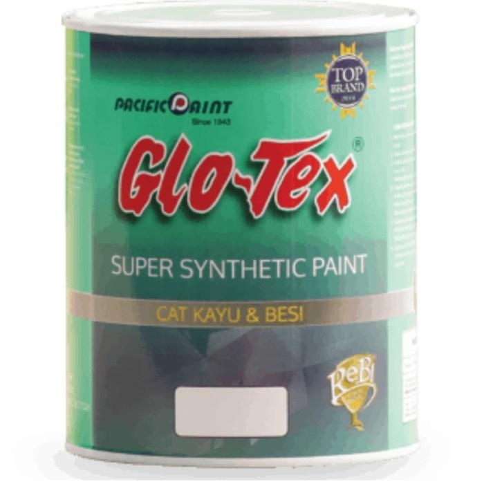 CAT KAYU DAN BESI GLOTEX / GLO-TEX 0,9 L / CAT MINYAK KHUSUS GOJEK