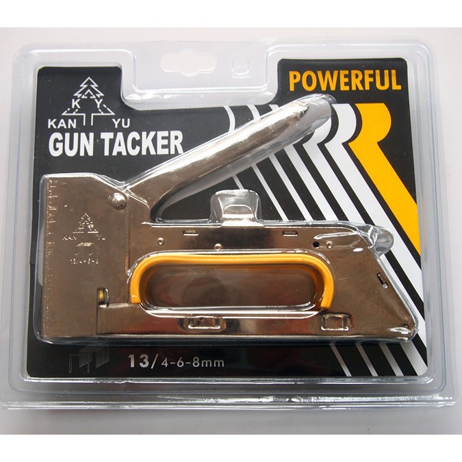 

Staple Staples Steples Gun Tembak Jok Kulit Motor Gun Tacker 4 6 8 mm - Bev