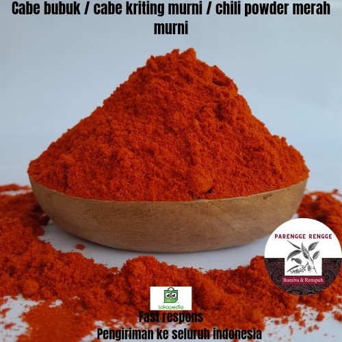 

Cabe bubuk 500gram / cabe keriting murni / chili powder merah murni
