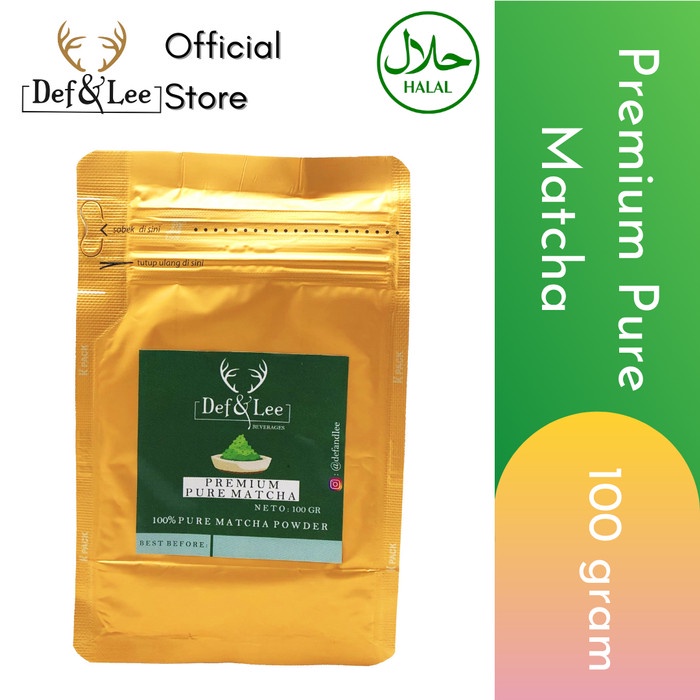 

Premium Pure Matcha Greentea Powder (High Quality) pack 100 gram