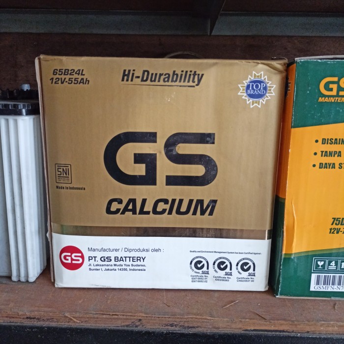 BEBAS ONGKIR - Aki Xpander/ Aki Ertiga/ GS Calcium 65B24L Astra Otoparts/ GS MF NS60L