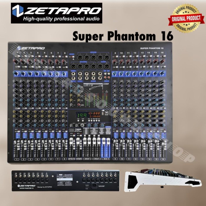 MIXER AUDIO ZETAPRO SUPER PHANTOM 16, COMPRESSOR / Zetapro Original