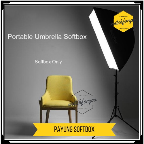 Payung Softbox Reflektor Fotografi Studio 60x90cm Single Lampu Photo