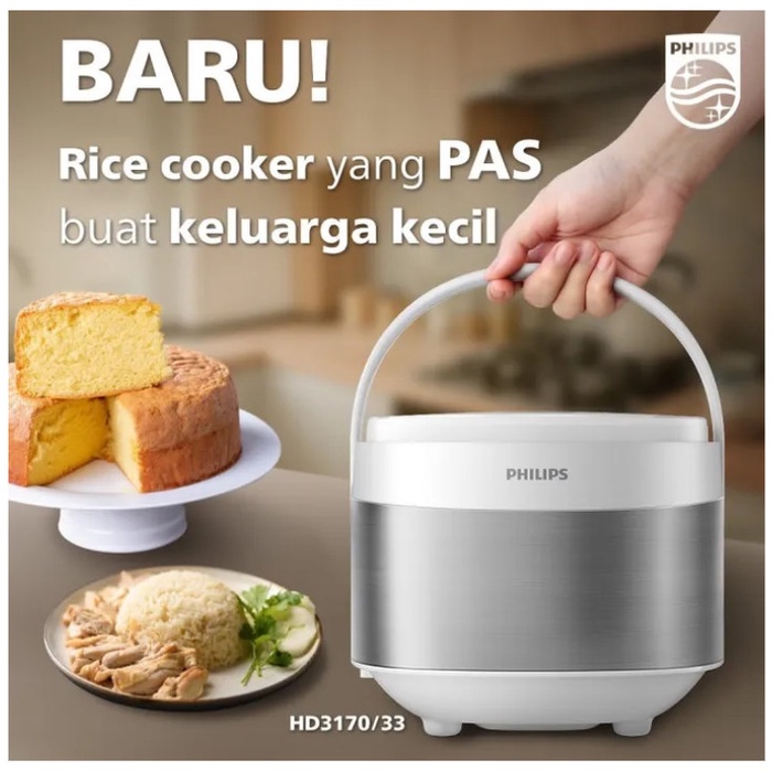 Terlaris Philips Magic Com Digital Mini 0.85 Liter Hd3170 Rice Cooker Philips
