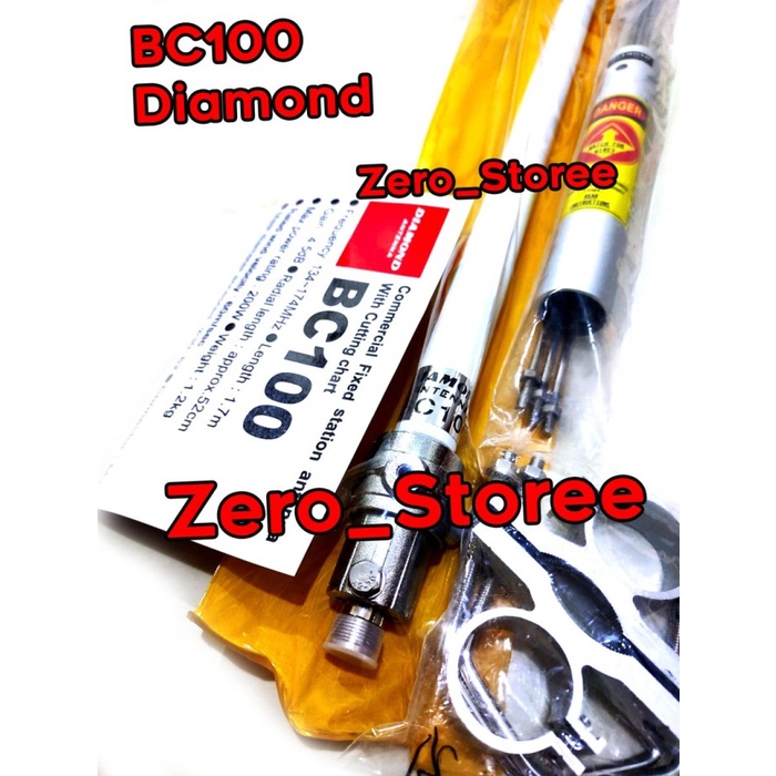 Diamond Bc100 Antena Radio Rig Gedung Bc 100 Base Vhf 134-174 Taiwan