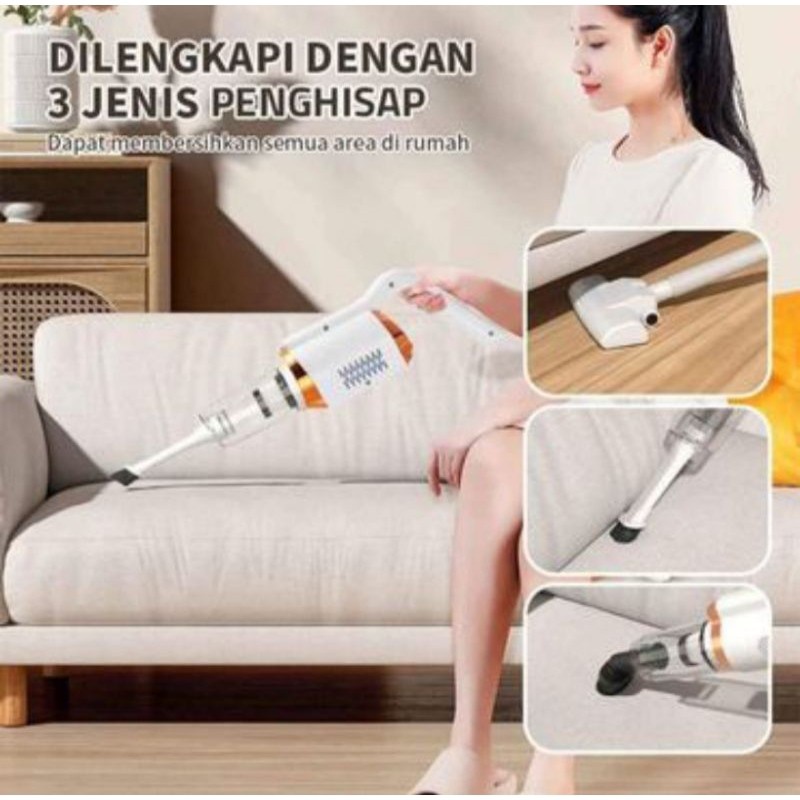 Terfavorit  Penyedot Debu Vacuum Cleaner Portable Wireless Pembersih Debu Penyedot Debu