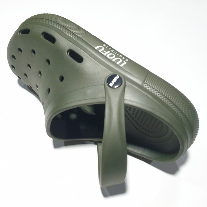 Terbatas  E6201A01 Luofu Original Jelly Sandal Karet Empuk Murah Pria Selop Sendal Baim Cowok