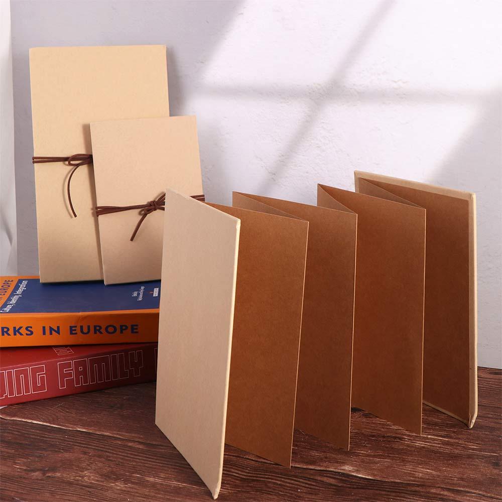 

Folding Accordion Photo Album Gift Kraft Paper Photocard Surprised Photo Book 10 Page Graffiti DIY