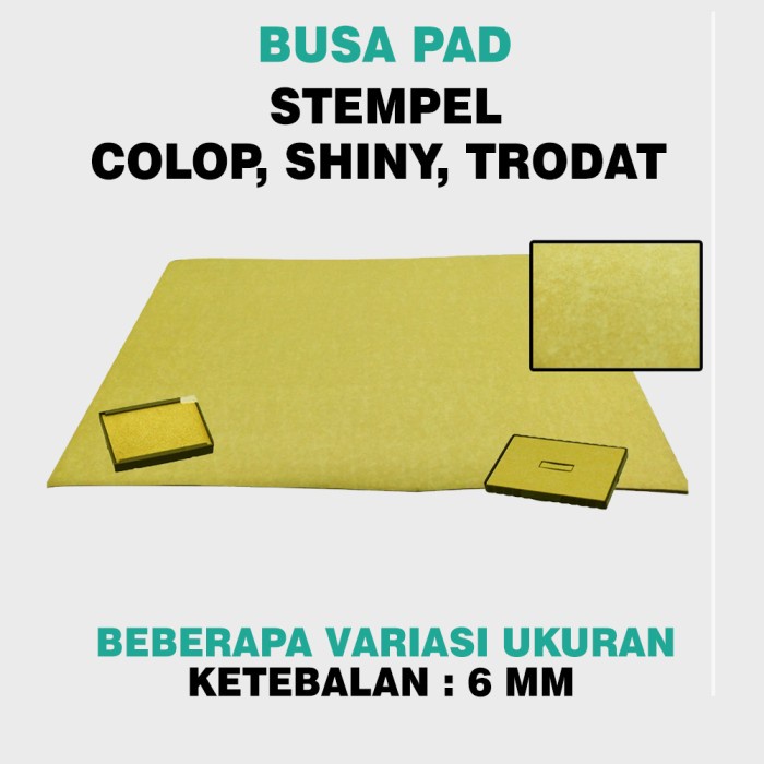 

Busa Pad Stempel, Foam / Busa Pad Untuk Stempel Colop , Trodat & Shiny