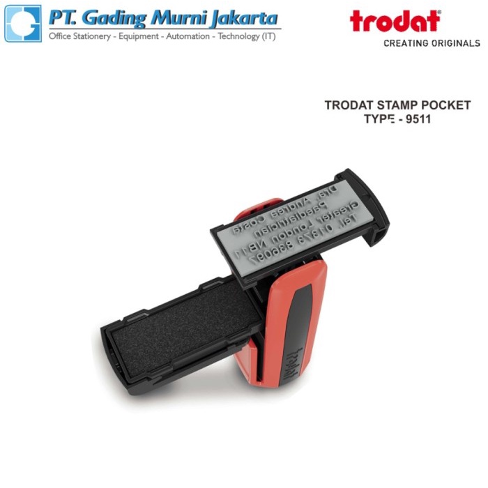 

STEMPEL MINI POCKET TRODAT 9511