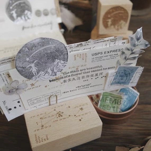 

Sissi Vol.6 Star River Rubber Stamp Set