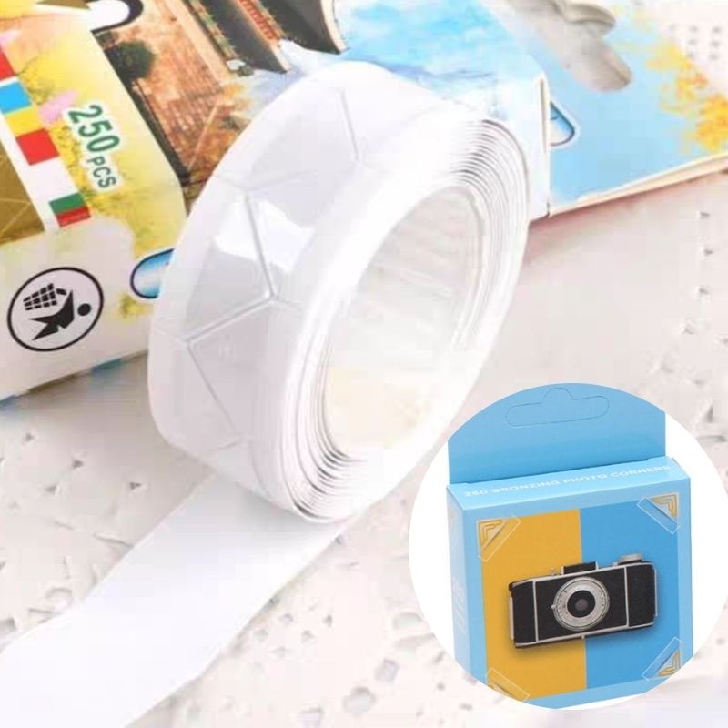 

250/500pcs Photo Album Corner Sticker DIY Self Adhesive Corner Scrapbook Handmade Scrapbooking Photo