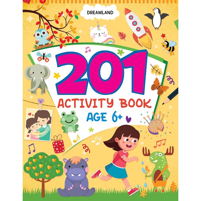 

PROMO! 201 Activity Book Age 6+ educational kids