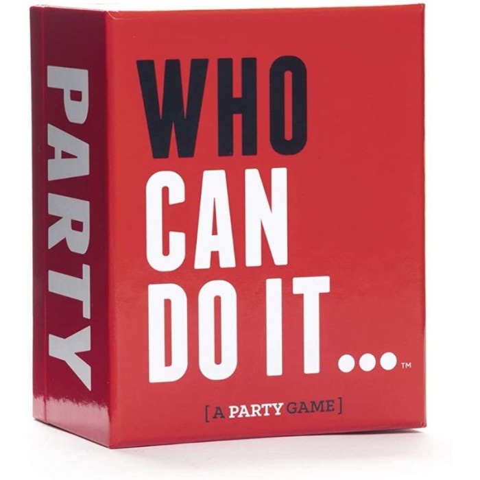

Who Can Do It Card Game