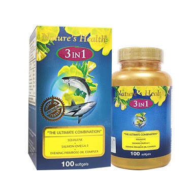 

nature health 3 in 1 100 sofgel