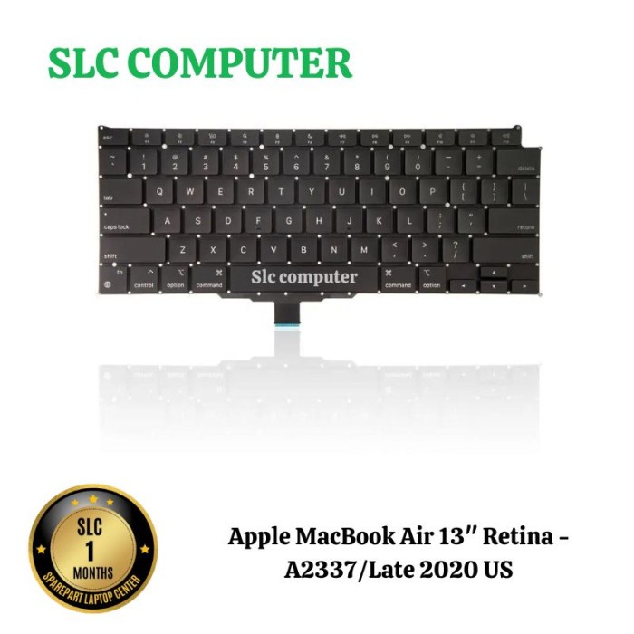 NEW Keyboard MacBook Air 13" M1 A2337 2020 US
