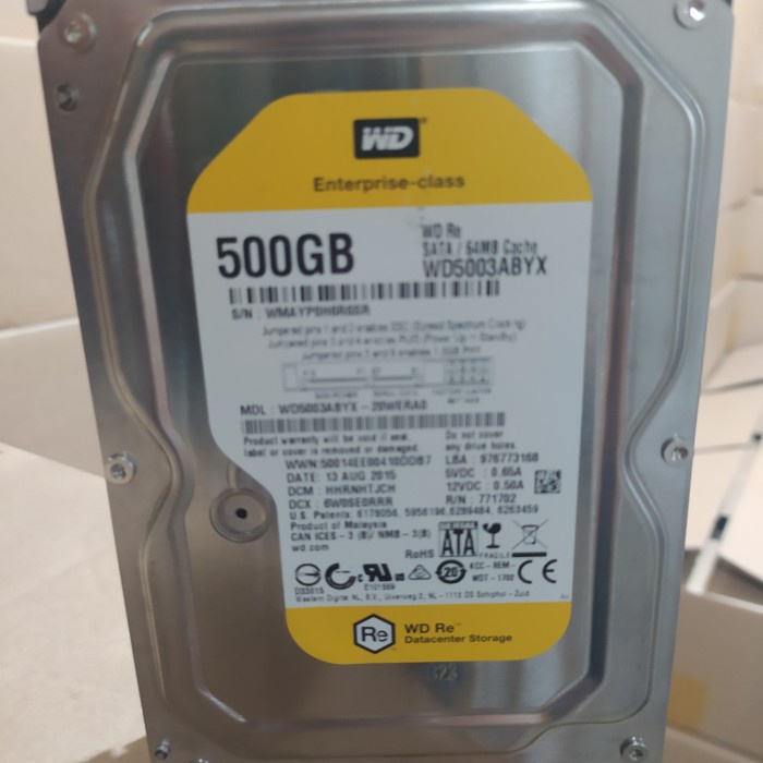 hardisk 3,5 internal 500gb WD Re