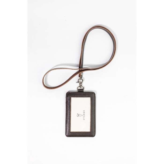 

Name Tag Lanyard ID Card Kulit Asli STARKE Hustle Hog Cokelat Tekstur Kode 511