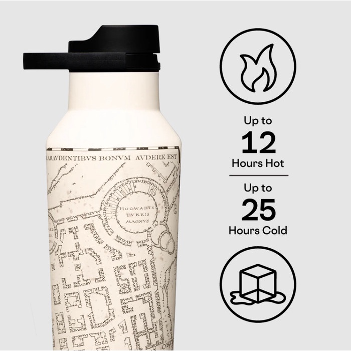 CORKCICLE 20OZ SPORT CANTEEN HARRY POTTER MARAUDERS MAP
