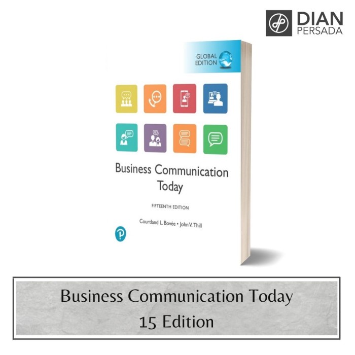 Buku Business Communication Today 15 Edition 9781292353142