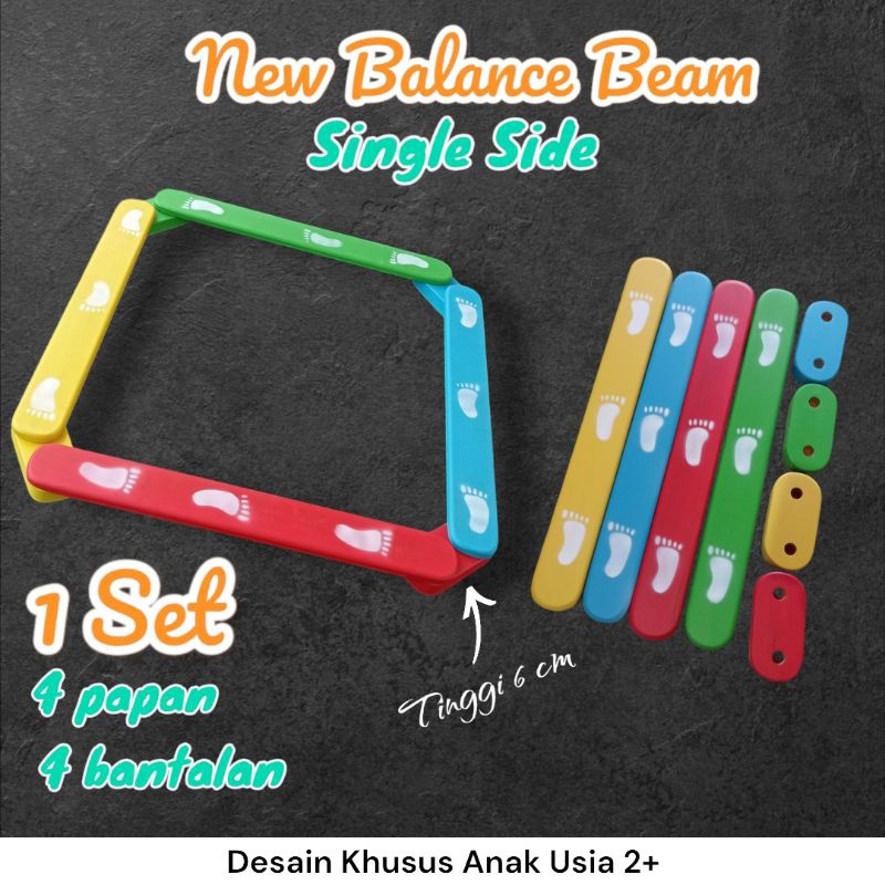 

CUCI GUDANG Wooden Toys Balance Beam Papan Titian / Papan Keseimbangan/ Terapi Anak