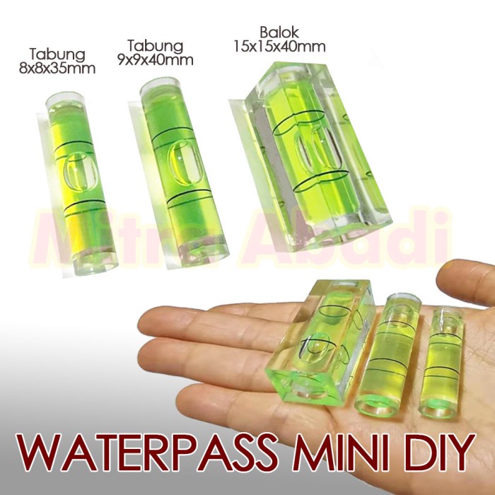 TERLARIS Waterpass Mini DIY Alat Ukur Presisi Tinggi