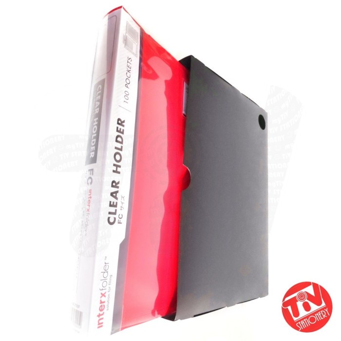 

Clear Holder Interx F4 FC 100 Pockets (+ Box Cover) Kode 1325