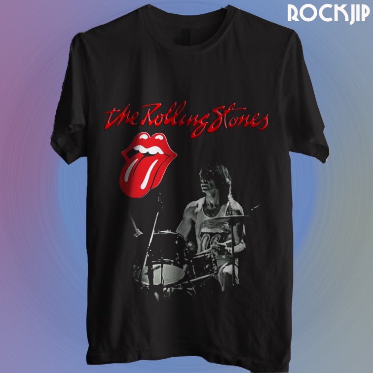 Custom Kaos Baju Distro Musik Band Rock Punk Indie Metal Pria Wanita Original Second Rolling Stones 