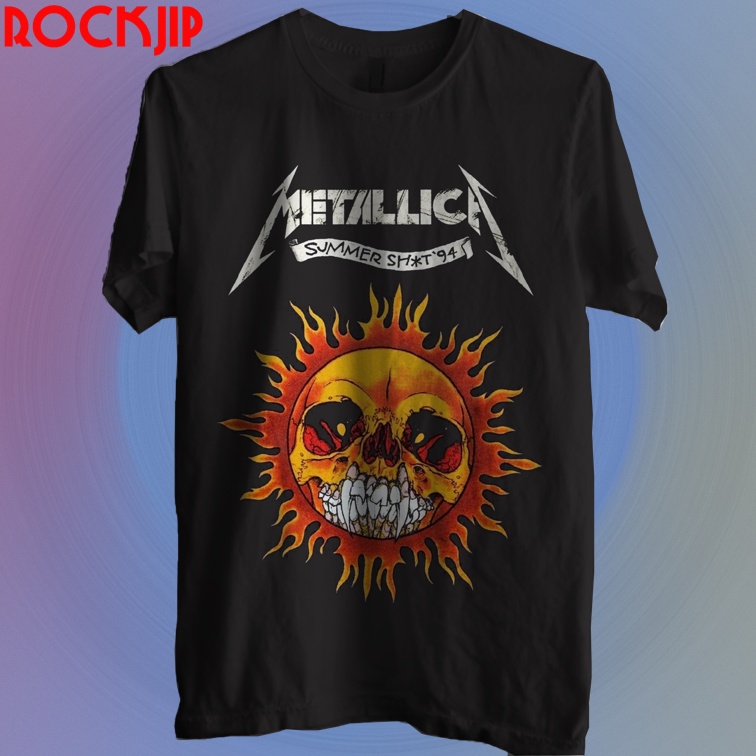 Grossir Kaos Baju Distro Musik Band Rock Punk Indie Metal Pria Wanita Original Second Metallica Terd