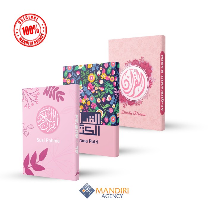 

Ready Al Quran Custom Nama A5 A6 Qur'An Terjemah Alquran Tanpa Terjemahan Hadiah Kado Ulang Tahun