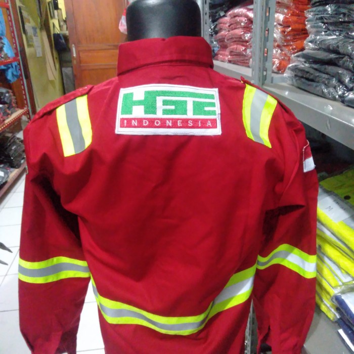 SERAGAM ATASAN HSE KANCING FULL LOGO