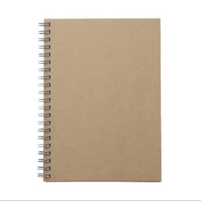

Muji Double Ring Note Plain 80 Sheet / Notebook Polos
