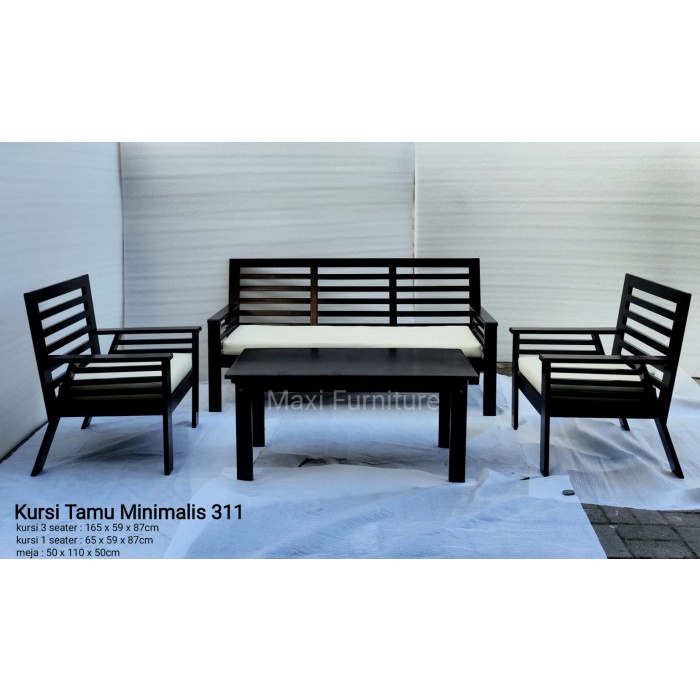 Kursi tamu/sofa kayu nimalis 311 ready mo makassar murah Harga MurahBebas OngkirTerbatasTermurah