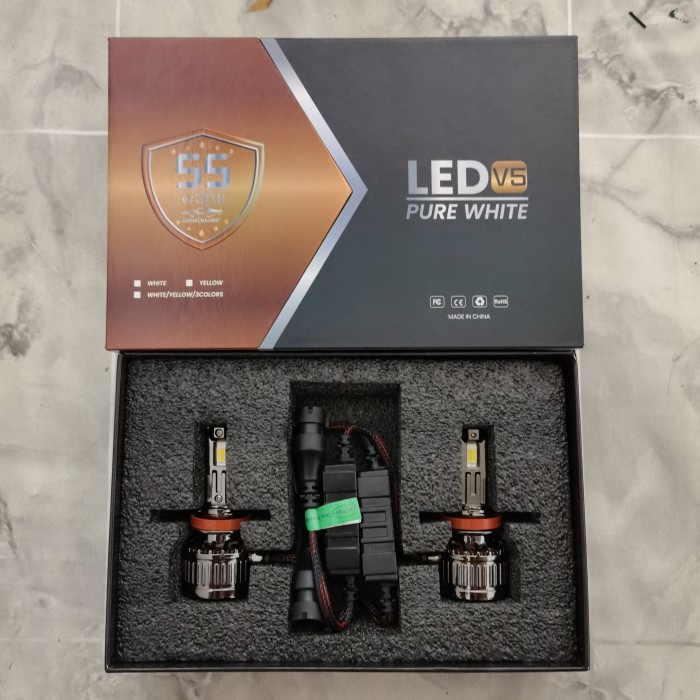 Banyak Dicari Foglamp Led 3 Color H8 H11 H16 H27 Hb4 Lampu Kabut Warna Putih Kuning