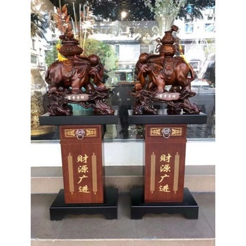 Sepasang Pajangan Fengshui Mewah Pajangan Sultan Pajangan Fengshui Gajah Besar