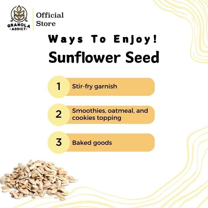 

Wdo - Roasted Sunflower Seed / Kuaci Kupas Panggang 250G