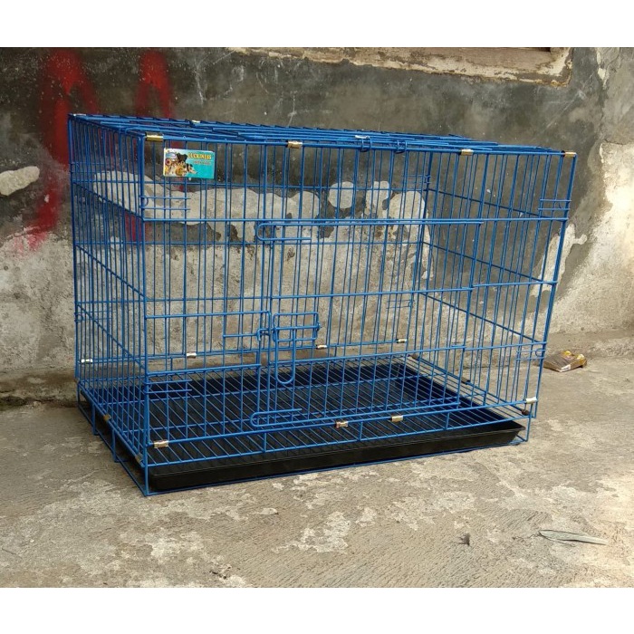 Kandang Lipat Besi Kucing Kelinci Anjing Musang Monyet