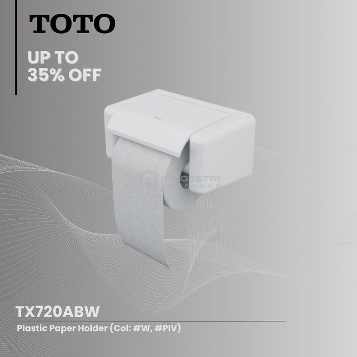 Tempat Tissue Toto Tx720Abw / Toilet Paper Holder Toto (White)