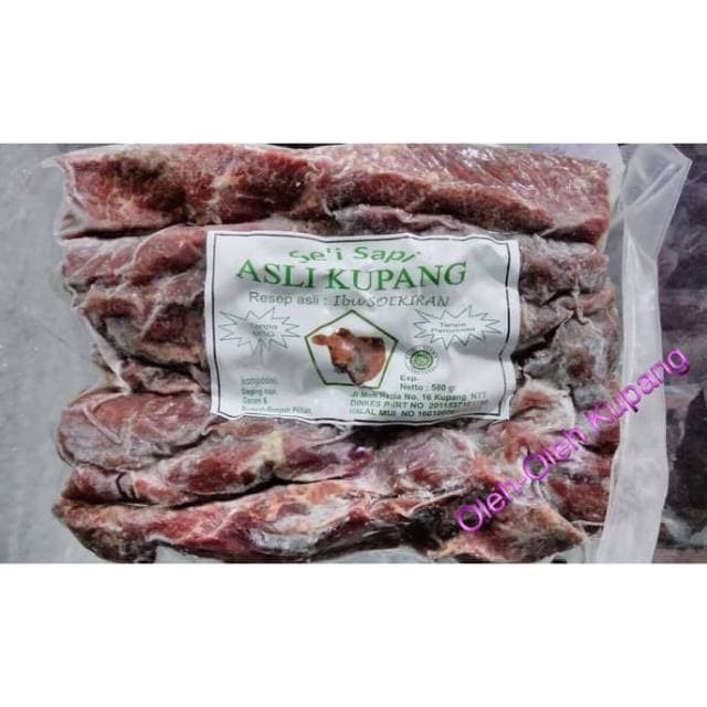 Sei Sapi / Sapi Asap asli Kupang (NTT) resep Ibu SOEKIRAN 1/2 kg