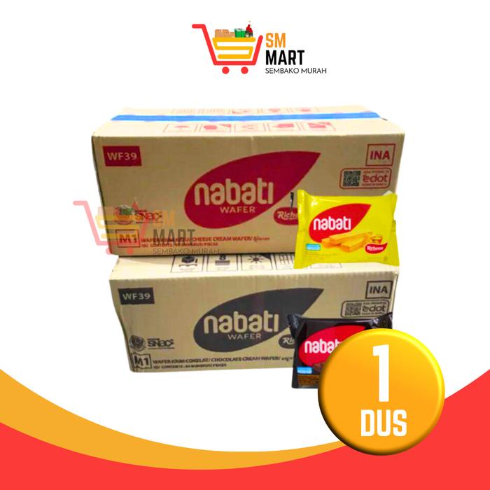 

WAFER NABATI KEJU/COKLAT 1 DUS Snack Biskuit NABATI MURAH BISA DICAMPUR!