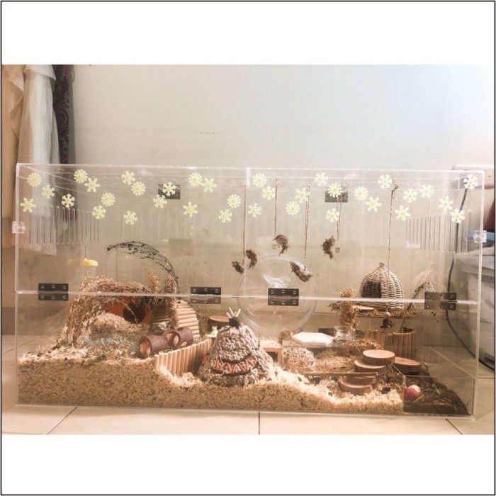Custom kandang hamster akrilik