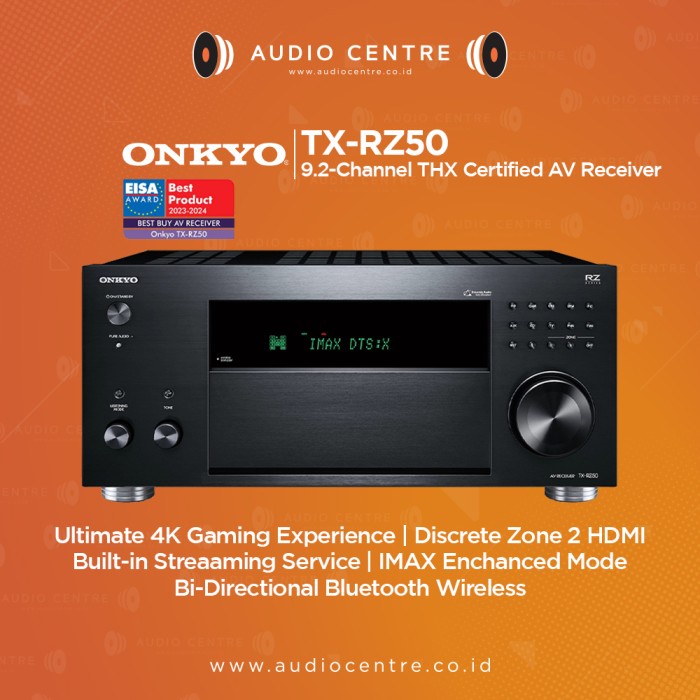Onkyo Tx-Rz50 Txrz50 Tx Rz50 Av Receiver 9Ch 4K 8K Dolby Atmos Terlaris