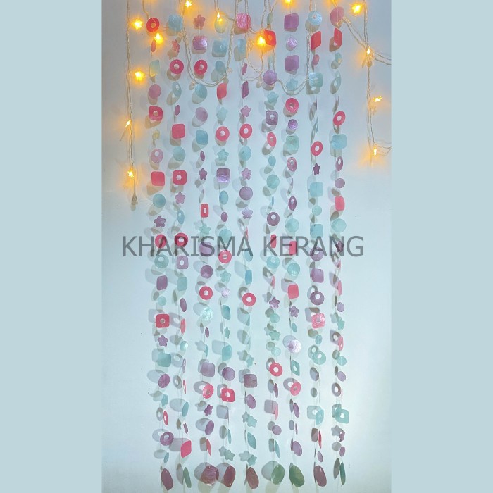 Korden Kerang eerful Javanese Tirai Kerang Sim Korden Pintu