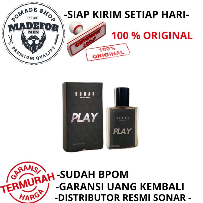 Sonar Perfume Play X Sonar Parfum Play X Distributor Resmi 50 Ml