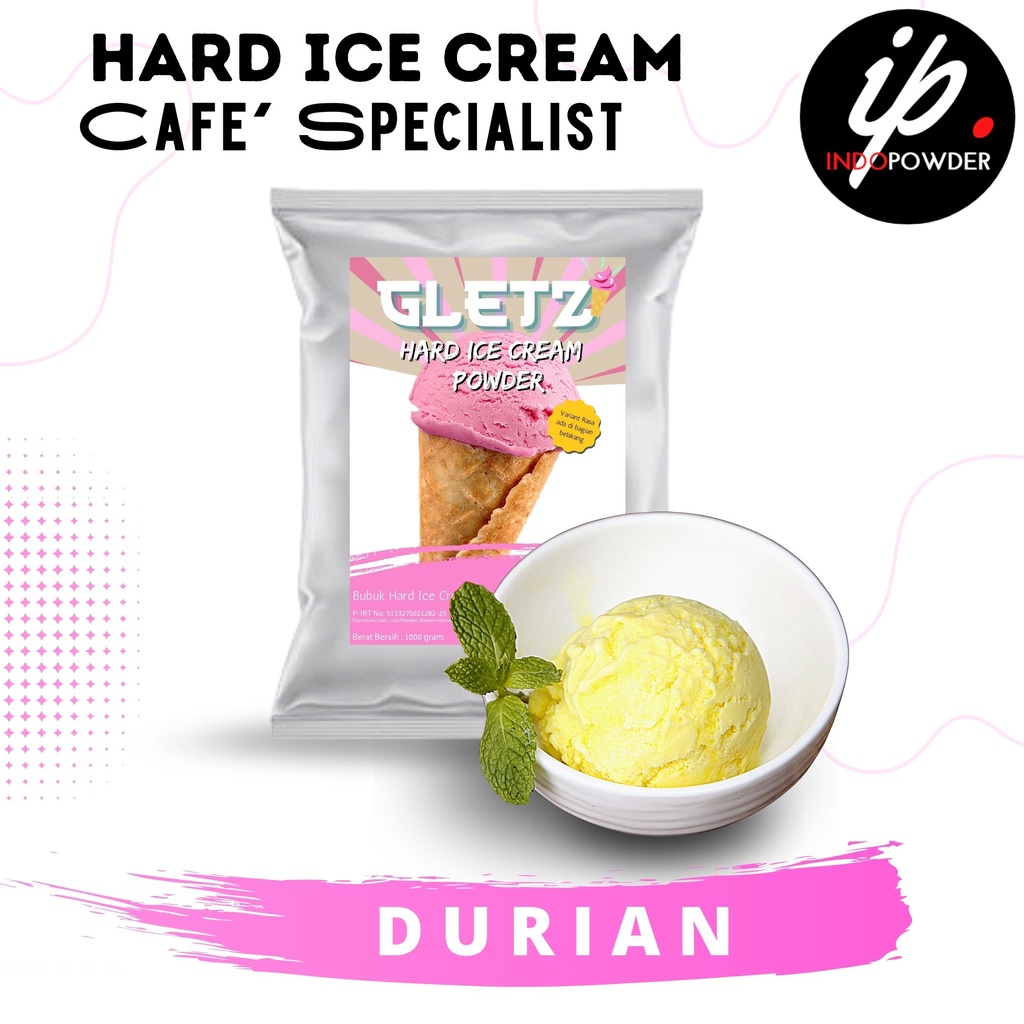 

IP Bogor - Bubuk ES KRIM DURIAN 1Kg Untuk Cafe, Waralaba dan Resto
