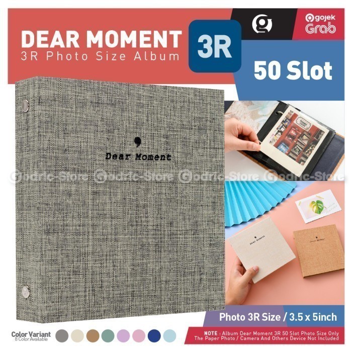 Album Foto 3R Dear Moment untuk 50 Slot Photo Album (Size 3 x 5 inch)