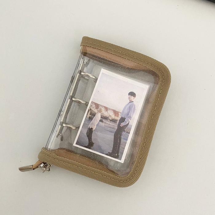 [MILOLI] FREE PHOTOCARD BTS Mini Binder Aesthetic for Photocard Binder Lomo Card Holder - F0137