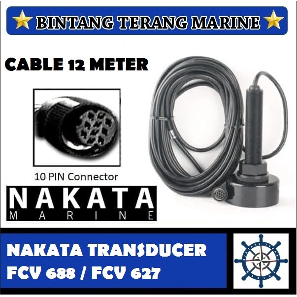 PROMO TRANSDUCER FCV 688/627/620 NAKATA 600WATT 12 METER FCV688, FCV 627,628