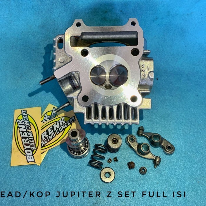 HEAD/KOP JUPITER Z VEGA 130cc 150CC FULL ISI KLEP 29/24 30/25