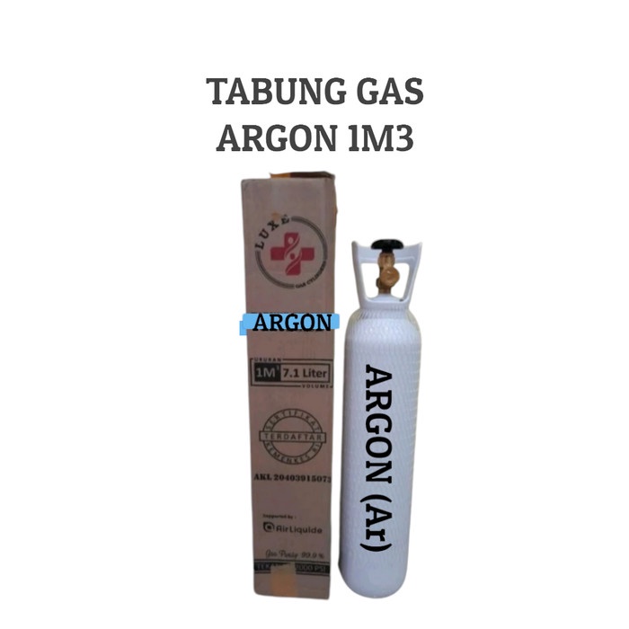 Tabung Gas Las Argon 1m3 + Isi Argon